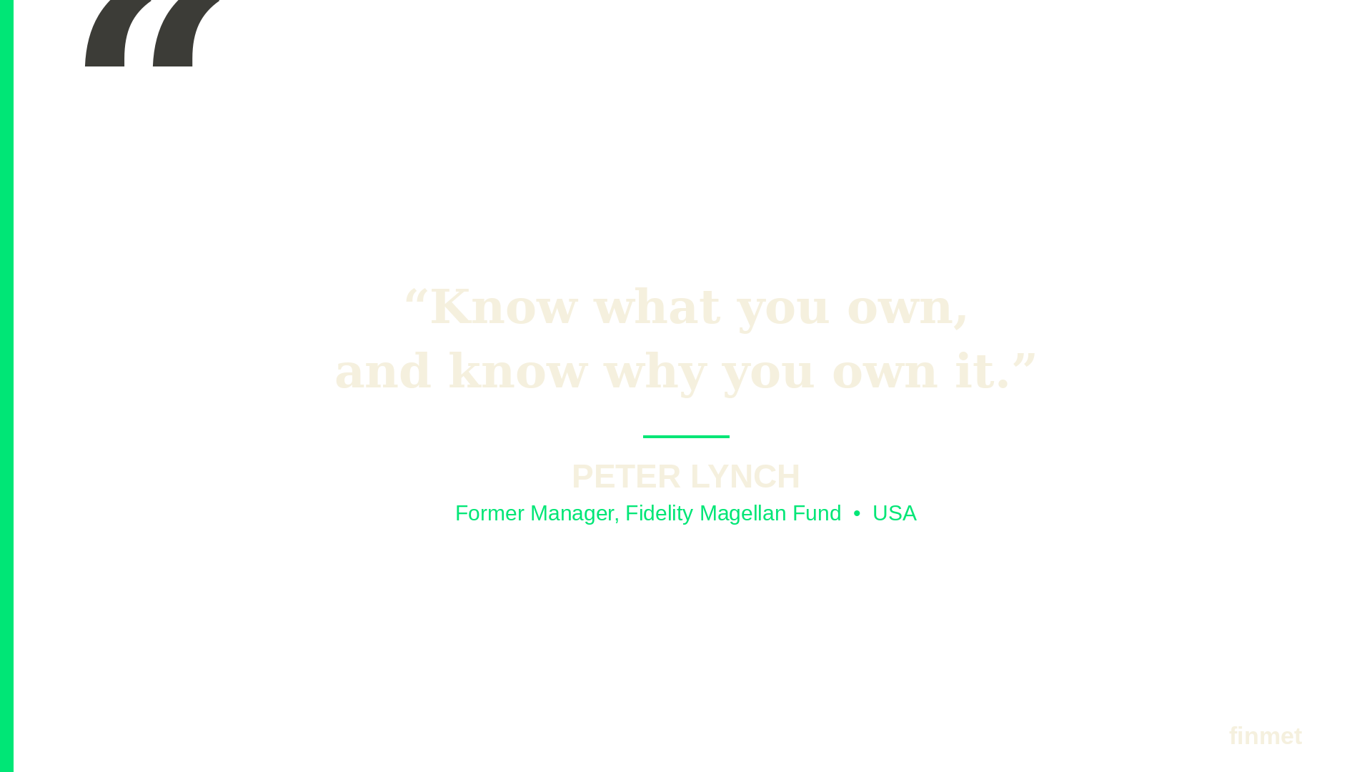 Quote by Peter Lynch
